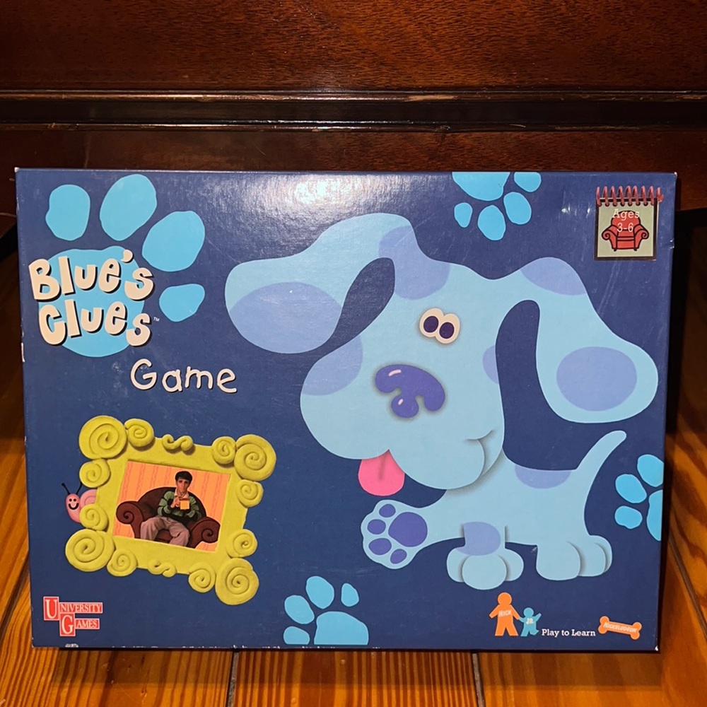 Vintage Blues Clues Game from 1998